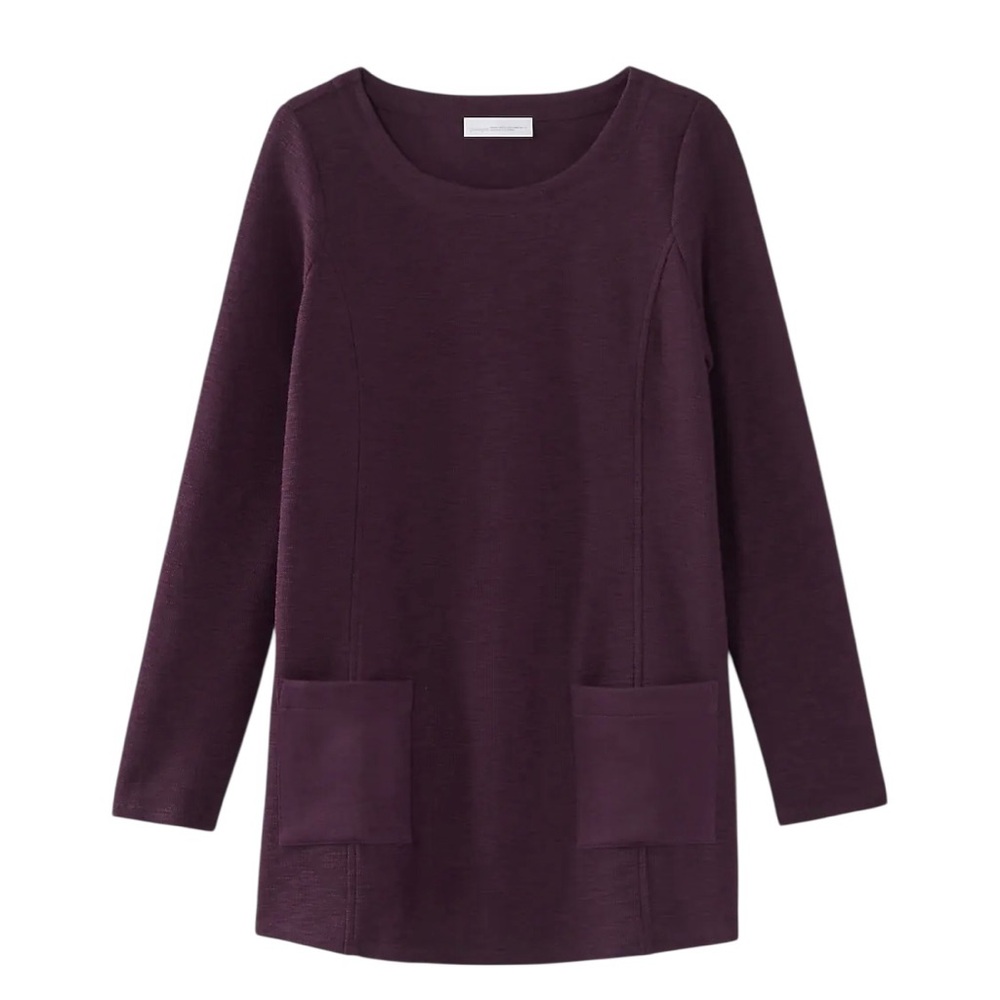 Pure J Jill Organic Cotton Top Medium 
Tunic Sustainable Comfort Casual